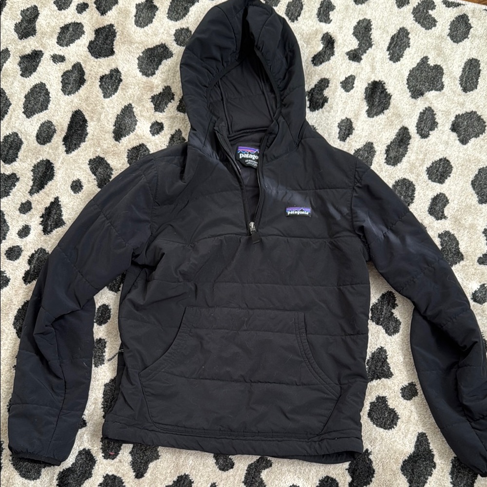 Patagonia Black Hooded Pullover